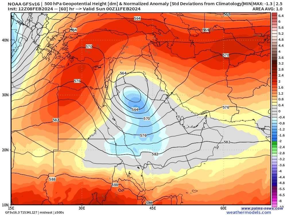 طقس العراق أمطار رعدية وارتفاع في درجات الحرارة